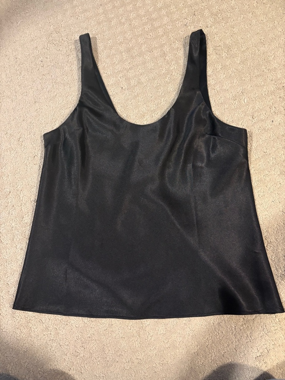 Topshop black tank top size 6